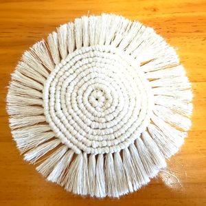 Macrame coaster